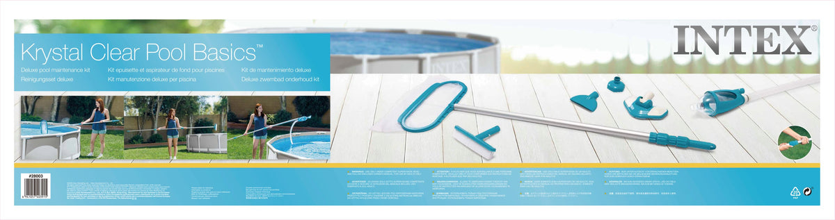 Kit de maintenance Intex Deluxe pour piscines et spas avec poignée