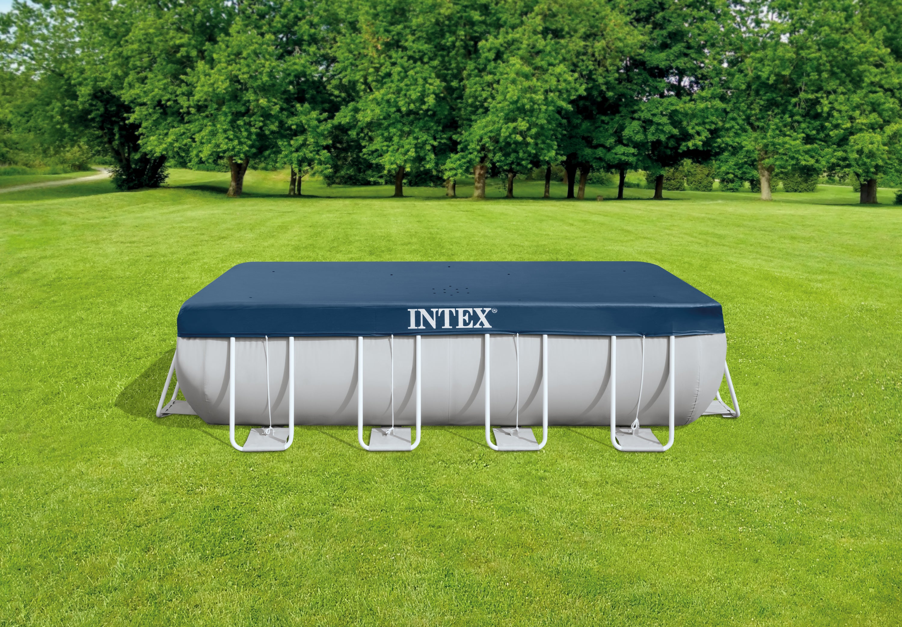Telo di copertura Intex per piscina con cornice rettangolare 400 cm x 200 cm
