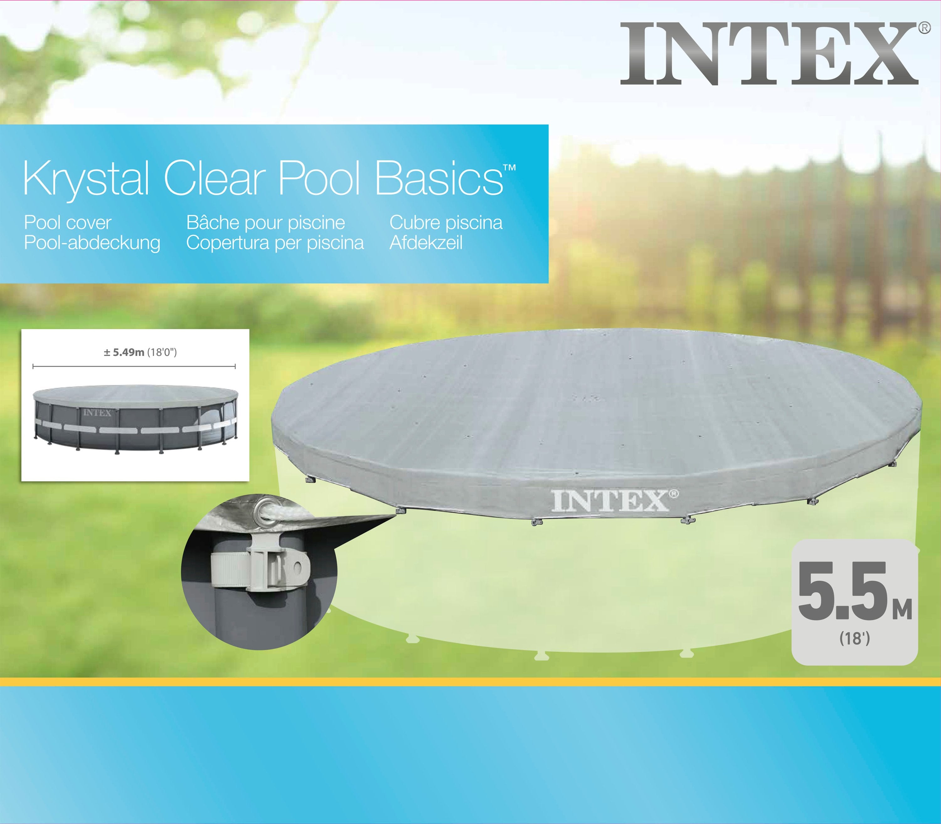 Intex afdekzeil 549 cm