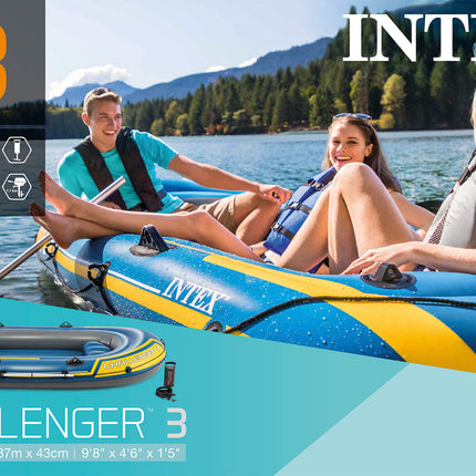 Intex Challenger 3 opblaasboot set