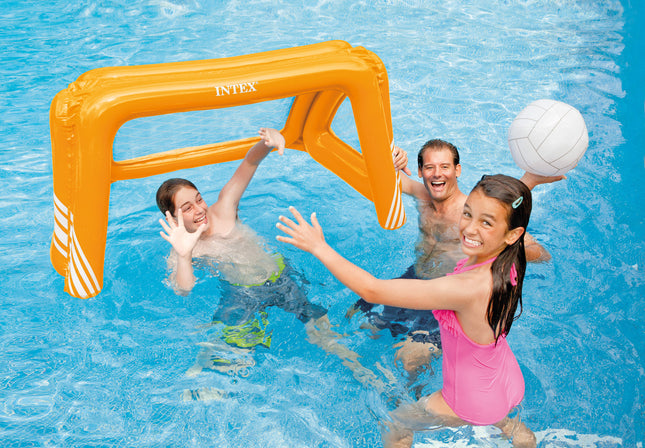 Ensemble de but gonflable Intex - Orange