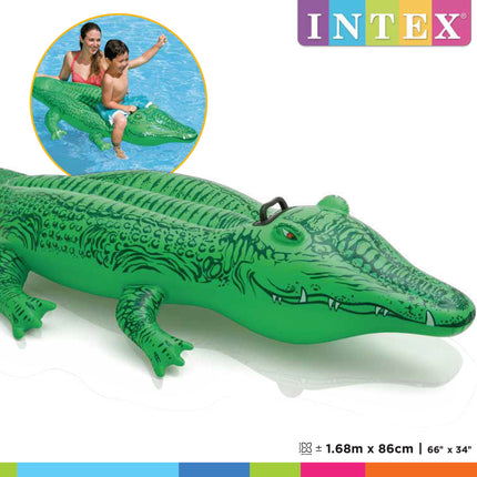 Crocodile Intex - 168 cm x 86 cm