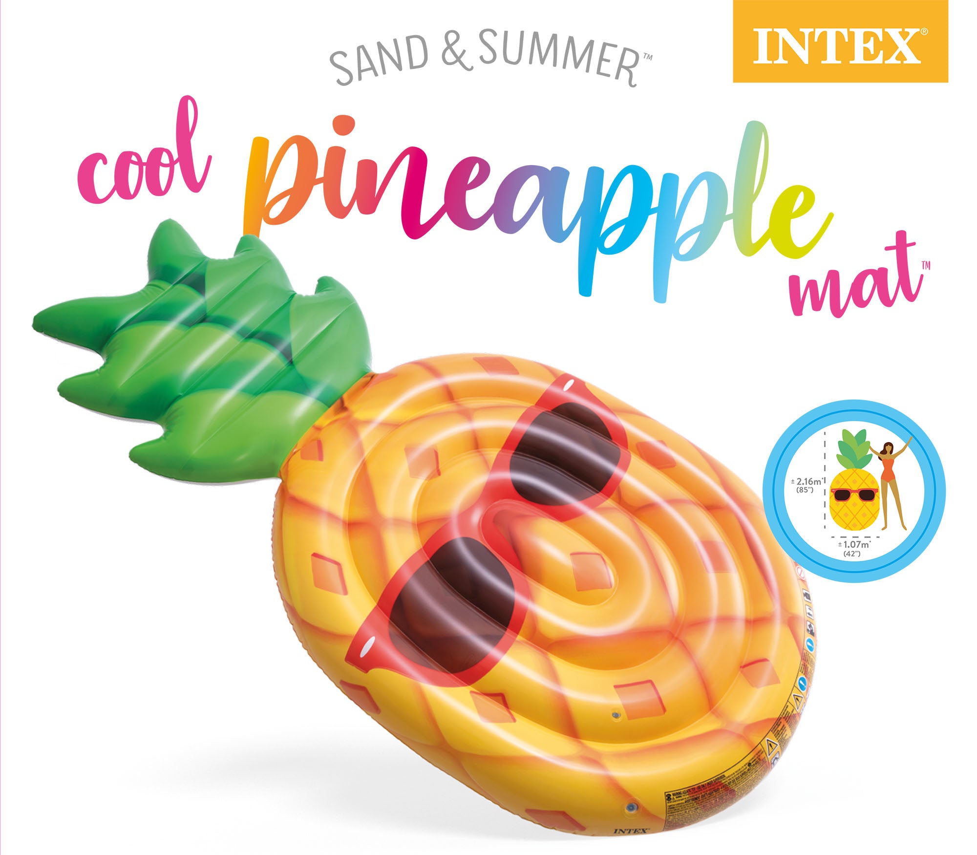 Intex Cool Pineapple Luftmatratze