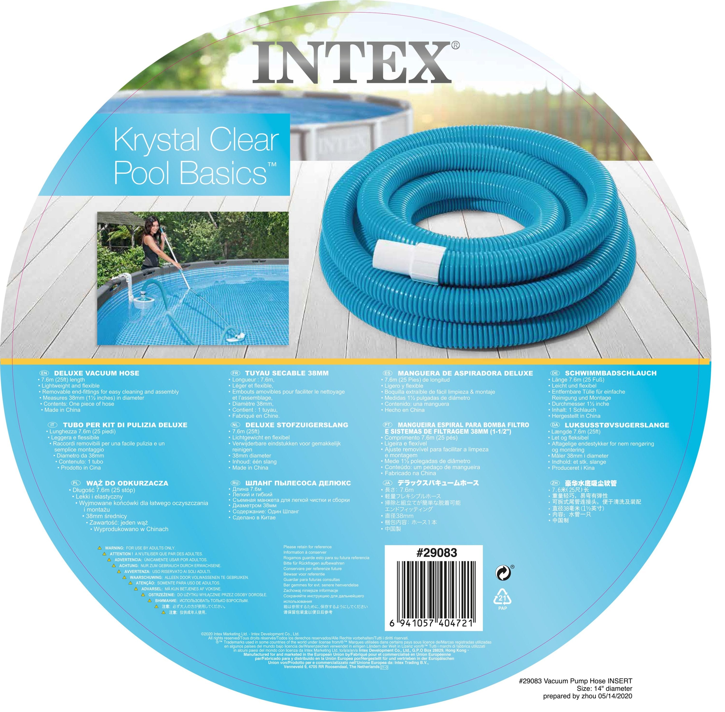 Tuyau de piscine Intex de luxe