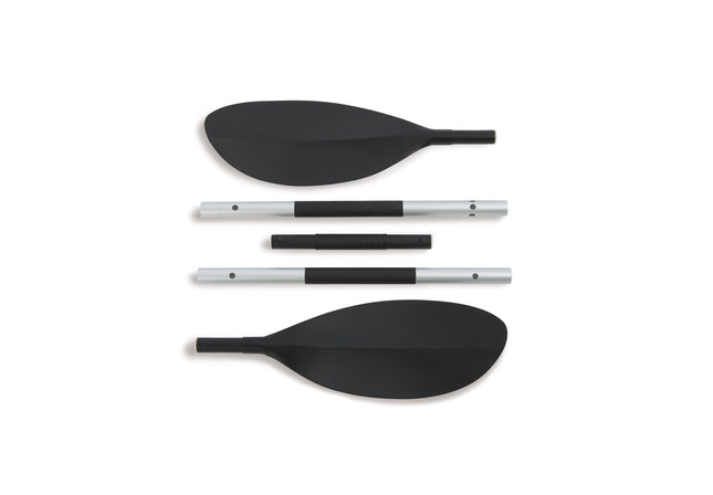 Intex Kajakpeddel 218 cm aluminium zwart/zilver