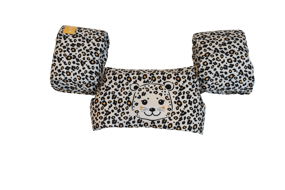 Swim Essentials Puddle Jumper Beige Estampado leopardo 2-6 años