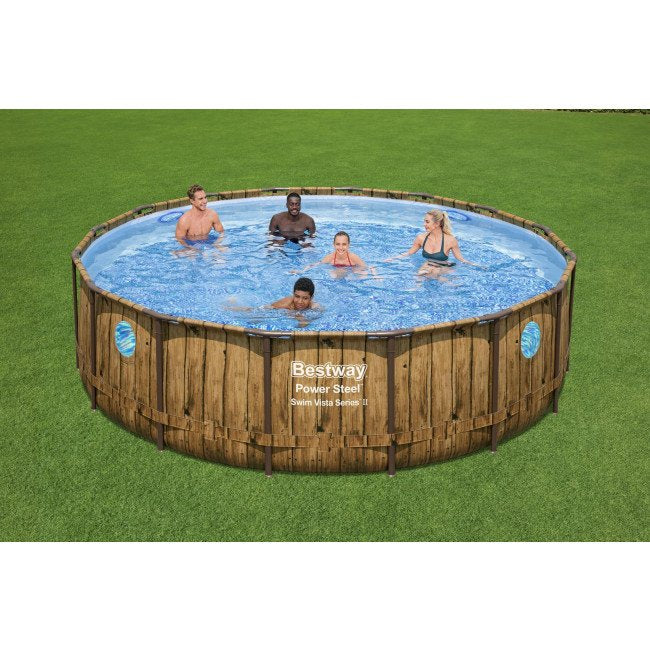 Bestway Power Steel (Holz) Ø488cm x 122cm