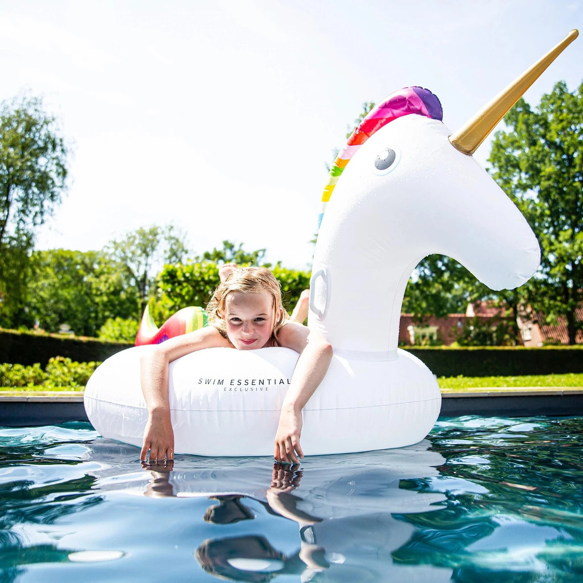 Swim Essentials Opblaas Eenhoorn XL Wit - Azzura Pool