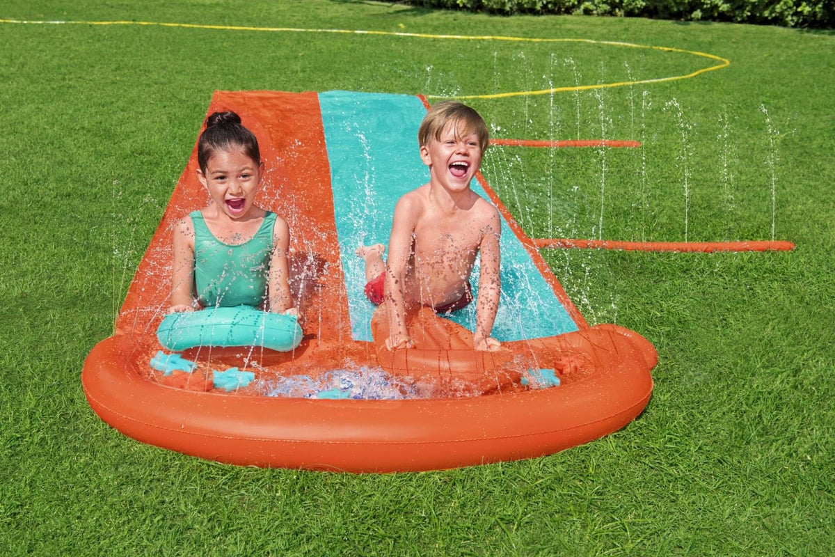 Waterglijbaan Buikschuifbaan met Waterpistool 488cm - Azzura Pool