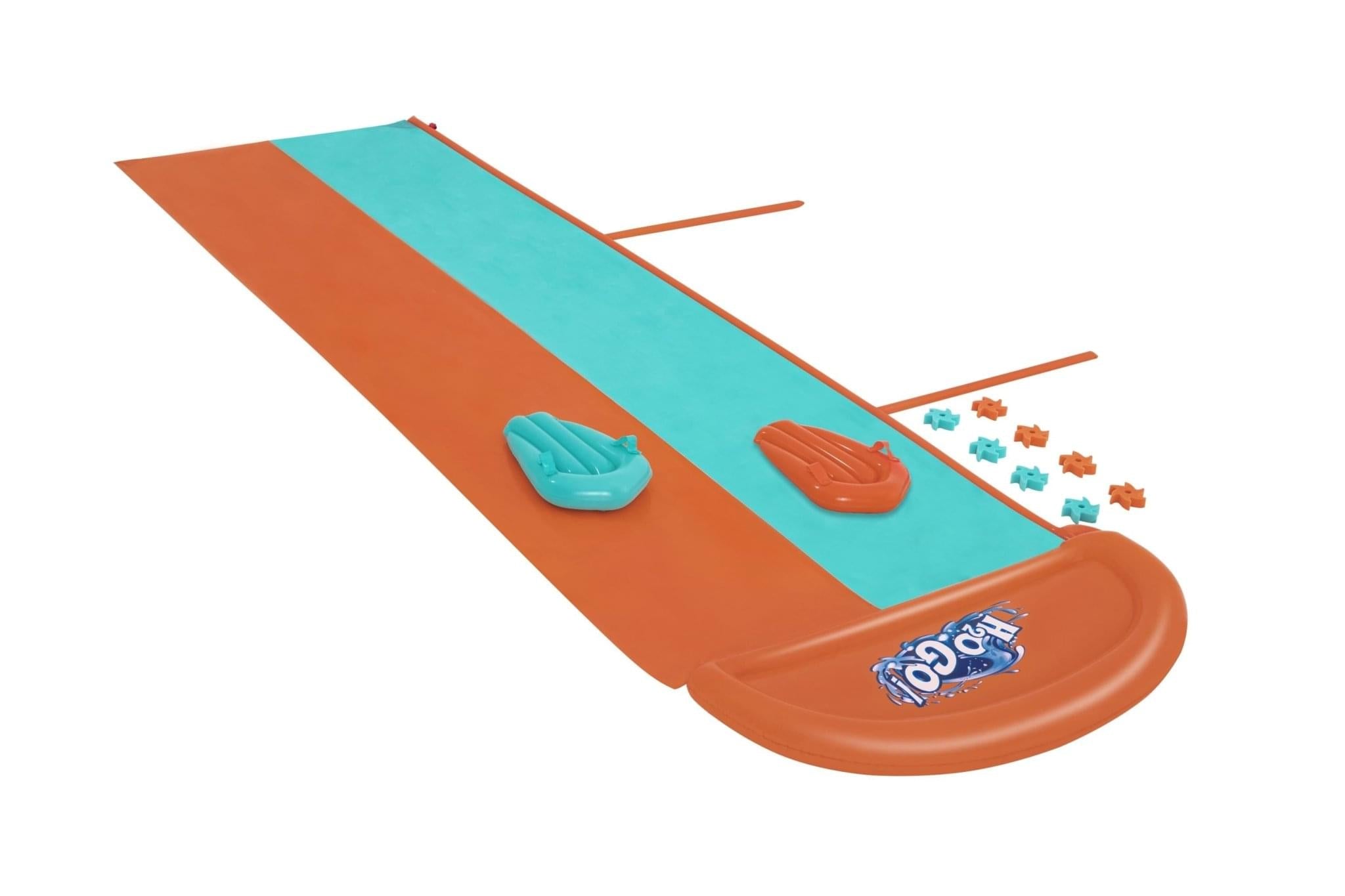 Waterglijbaan Buikschuifbaan met Waterpistool 488cm - Azzura Pool