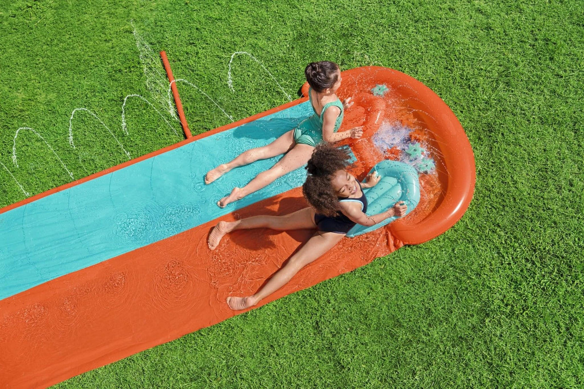 Waterglijbaan Buikschuifbaan met Waterpistool 488cm - Azzura Pool