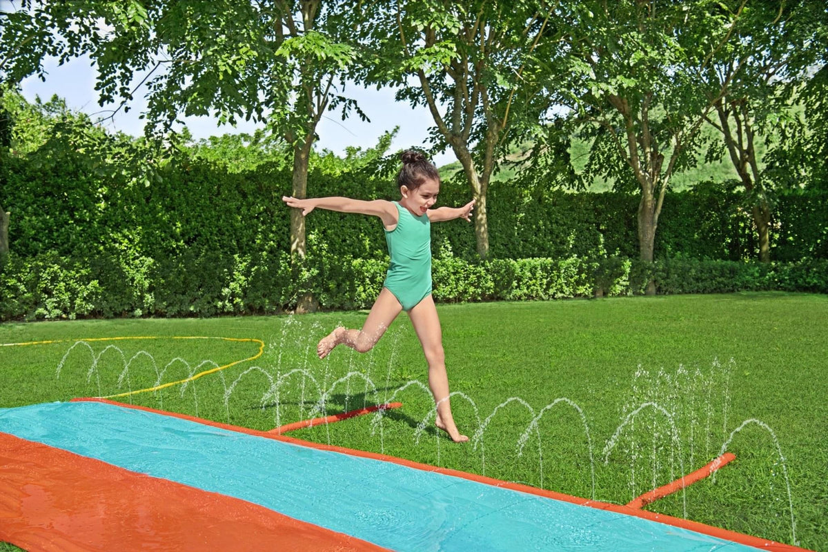 Waterglijbaan Buikschuifbaan met Waterpistool 488cm - Azzura Pool
