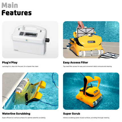 Dolphin Wave 80 zwembadrobot