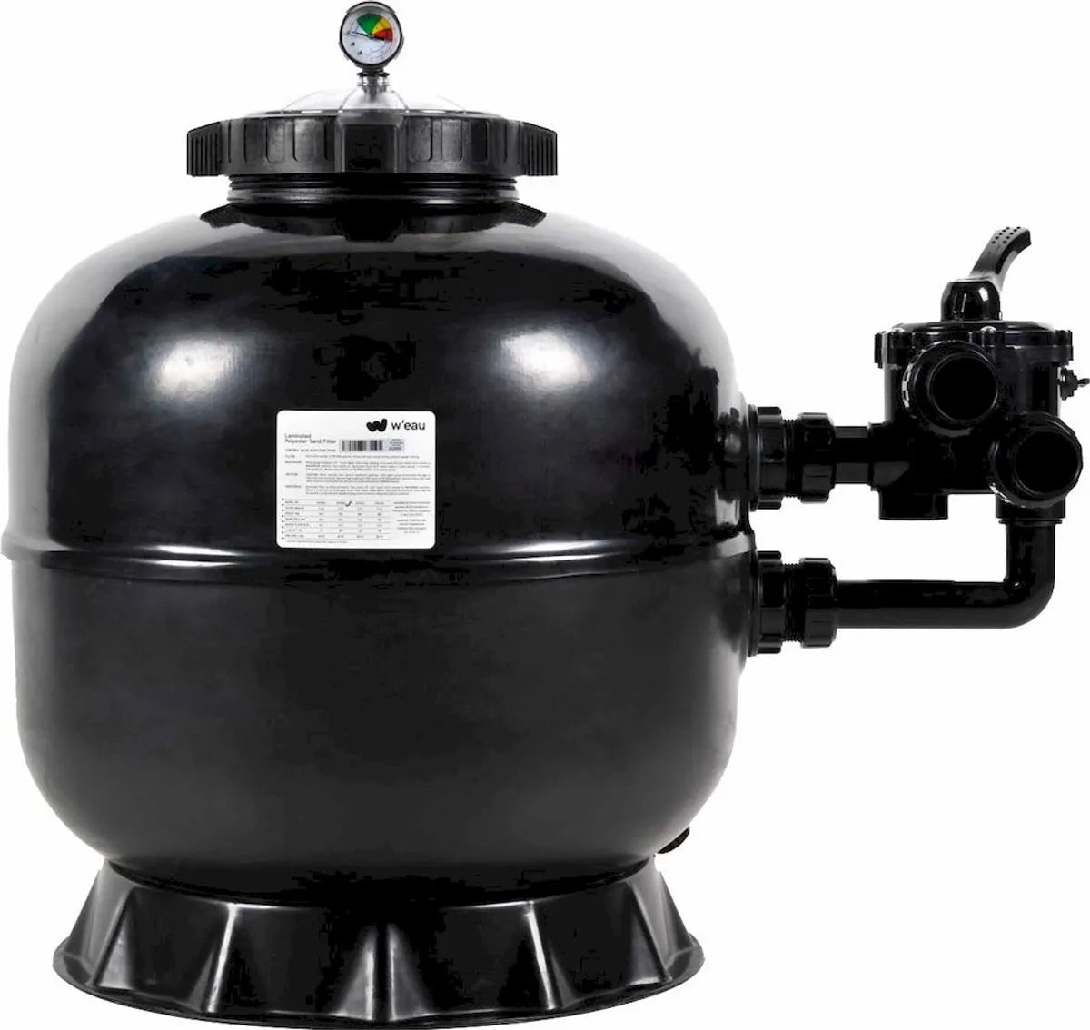 W'eau SPO-500 polyester side mount zandfilter 10m³ - Azzura Pool