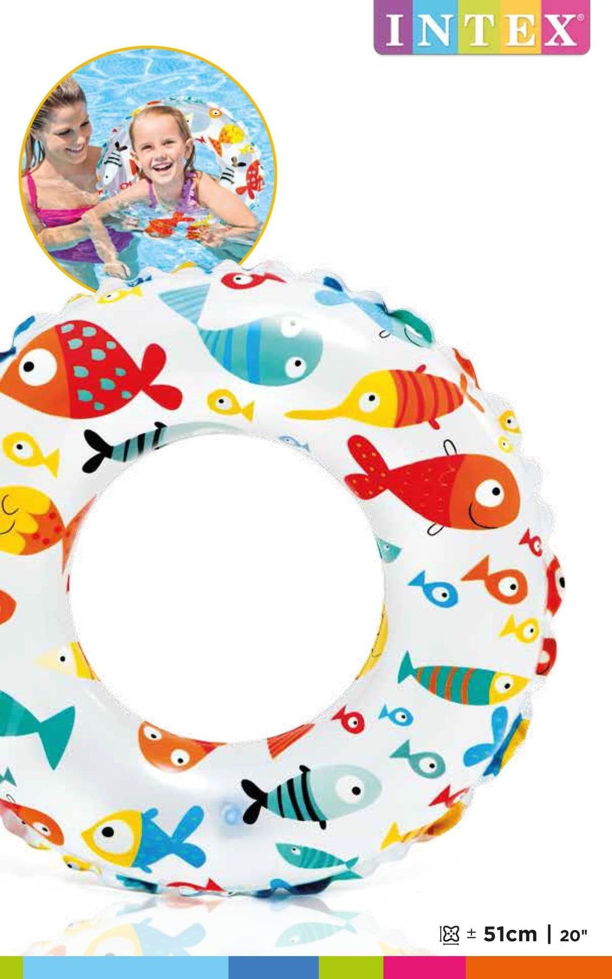 Zwemband opblaasbaar Intex multiprint 51 cm - Azzura Pool
